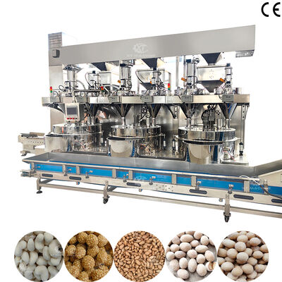 Full Automatic Large Capacity Japanese Peanut Beans Coating Machine Snack Food Coating Machine for Nuts Processing