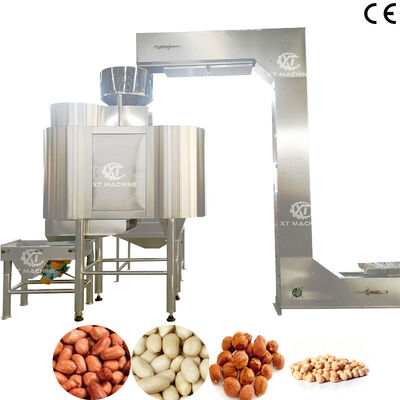 Commercial Peanut Red Skin Removing Machine with Food Grade Stainless Steel for Peanut Hazelnut Pistachio Processing