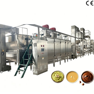 1000kg/h Capacity Peanut Butter Production Line Nut Butter Processing Equipment with Fully Enclosed Sterile Production