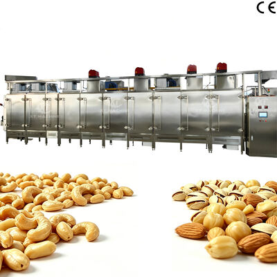 Good price Adjustable Temperature Continuous Nut Roasting Machine Groundnut Roasting Machine with Powerful Cooling Function Commercial Baking Oven online