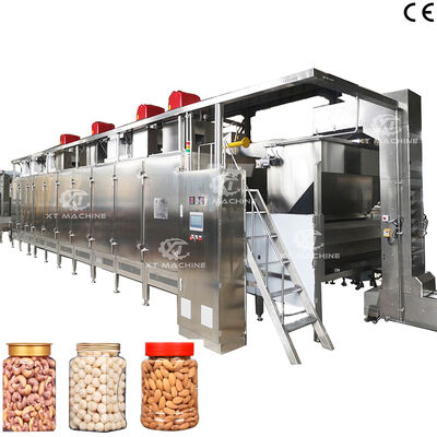 Good price 220V/380V  High Quality Cashew Nut Japanese Peanut Roasting Machine Automatic Commercial Nut Roaster with 500kg/h-2000kg/h for Food Processing online