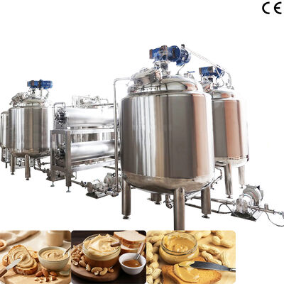 Good price Low Price Peanut Butter Mixing/Cooling/De-gassing Tank with Customized Processing Capacity and Heating Insulation online