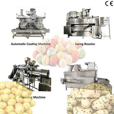 Good price Customizable SUS304 200kg/h-500kg/h Nuts Coating and Roasting Production Line for Efficient Food Roasting Processing online