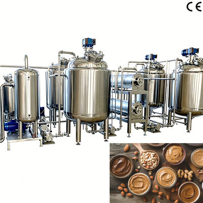 Good price SS304 Peanut Butter Mixing/Cooling Tank with De-gassing for Industrial Emulsifying Heating and Insulation Mixing Tank online