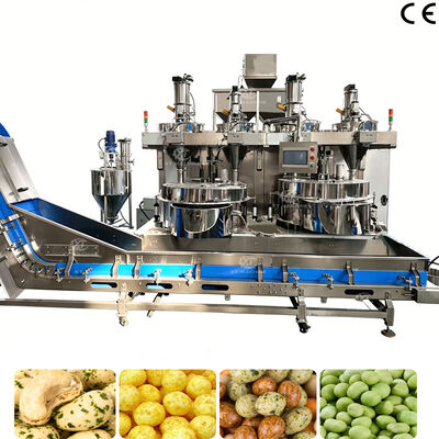 Factory Direct Sales 500kg/h-1000kg/h Automatic Nut Coating Machine Covered Peanut Making Machine For Peanuts Japanese Beans Cashews Almonds