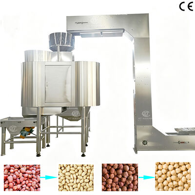 Good price Máquina industrial quitadora de piel roja de cacahuete y blanqueadora, peladora de funduk de acero inoxidable online