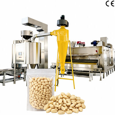 Good price Máquina automática blanqueadora de cacahuete tostado 500-2000kg/h, peladora de fünduk y pistacho para líneas de producción de frutos secos blanqueados online