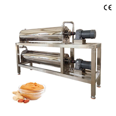 Good price Industrial Stainless Steel PLC Automatic Peanut Butter Mixing Cooling Tank Nut Paste Production Machine online