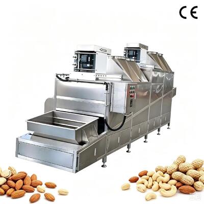 Customizable Roasted Peanut Processing Line of Industrial Nuts Cooling Machine SUS304 Stainless Steel