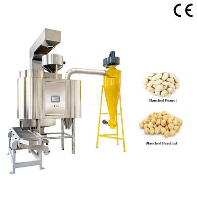 Stainless Steel Air Blanching Peanut Peeling Machine XT 1000kg/h Peanut Hazelnut Industrial  Processor