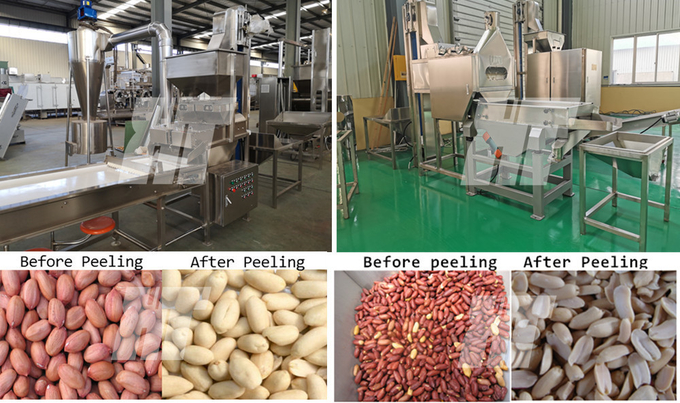 Automatic Peanut Blanching Machine Pistachios Half Kernel Peanut Blancher 1